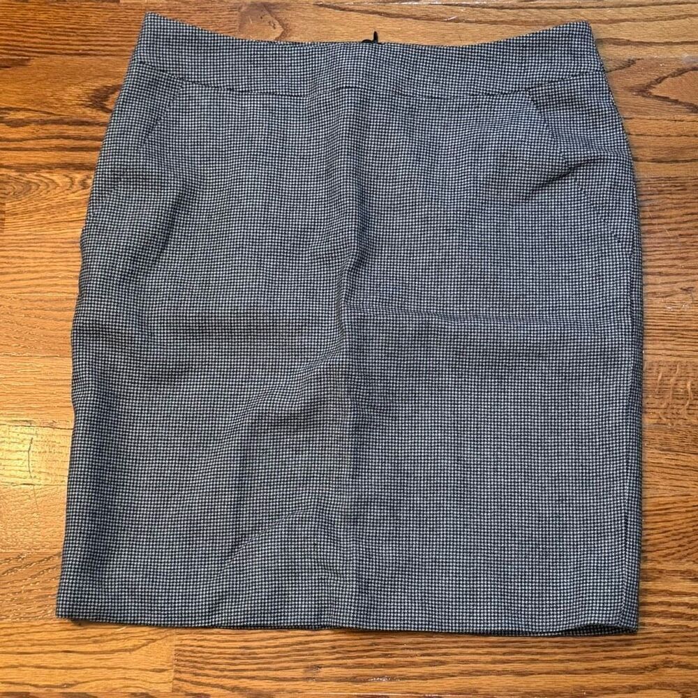 Pauw Amsterdam Wool Houndstooth Pencil Skirt